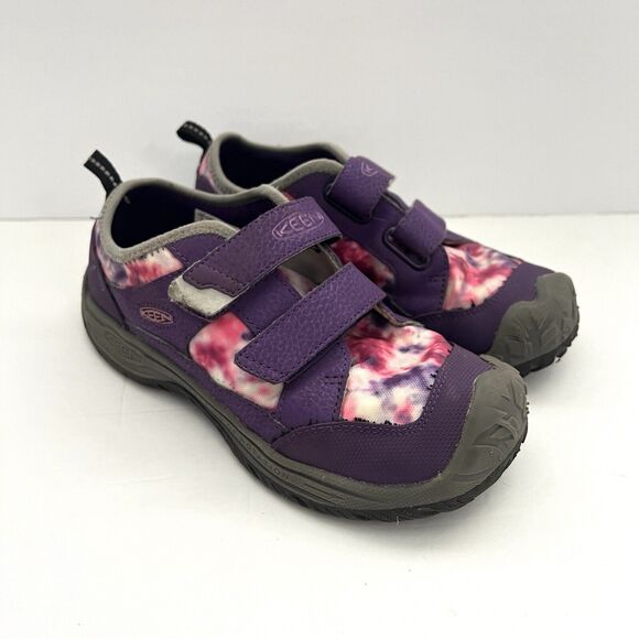 Keen Other - Keen Kids Purple and Pink Tie-Dye Velcro Sneakers